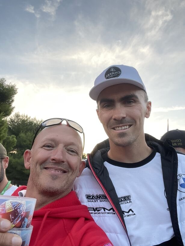 Philippe Ciminera avec ses pilotes