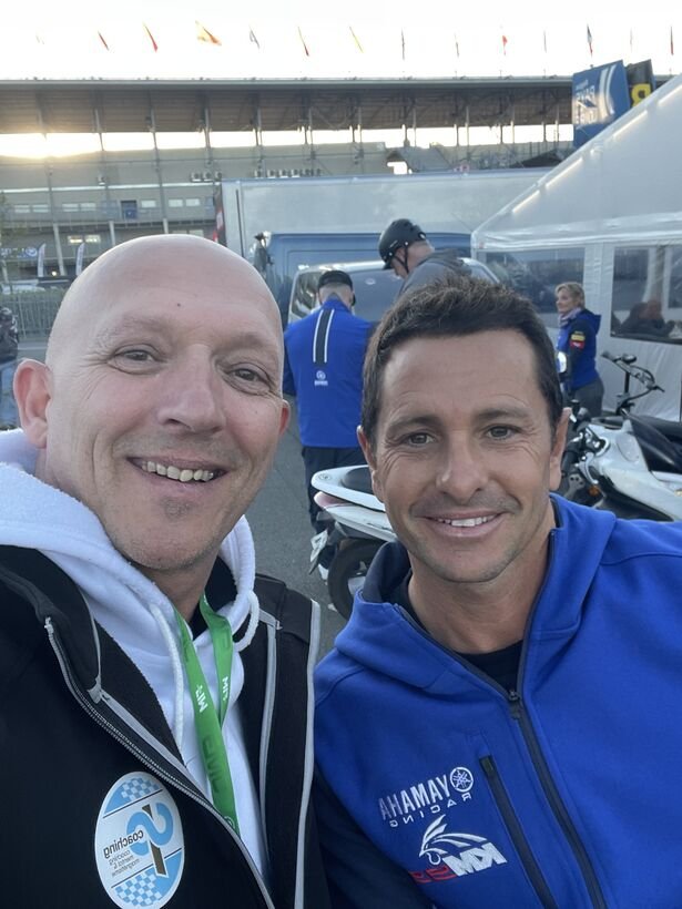 Philippe Ciminera sur le paddock